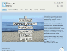 Tablet Screenshot of divorcedocs.net